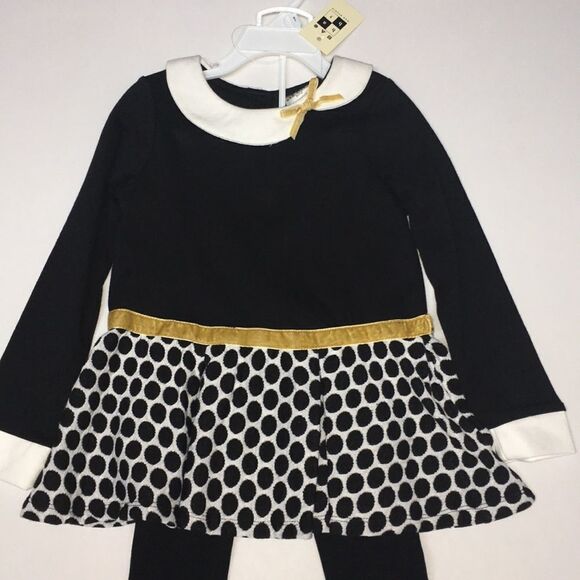 Max Studio 2pc Dress Leggings size 4T NWT - Picture 2 of 6